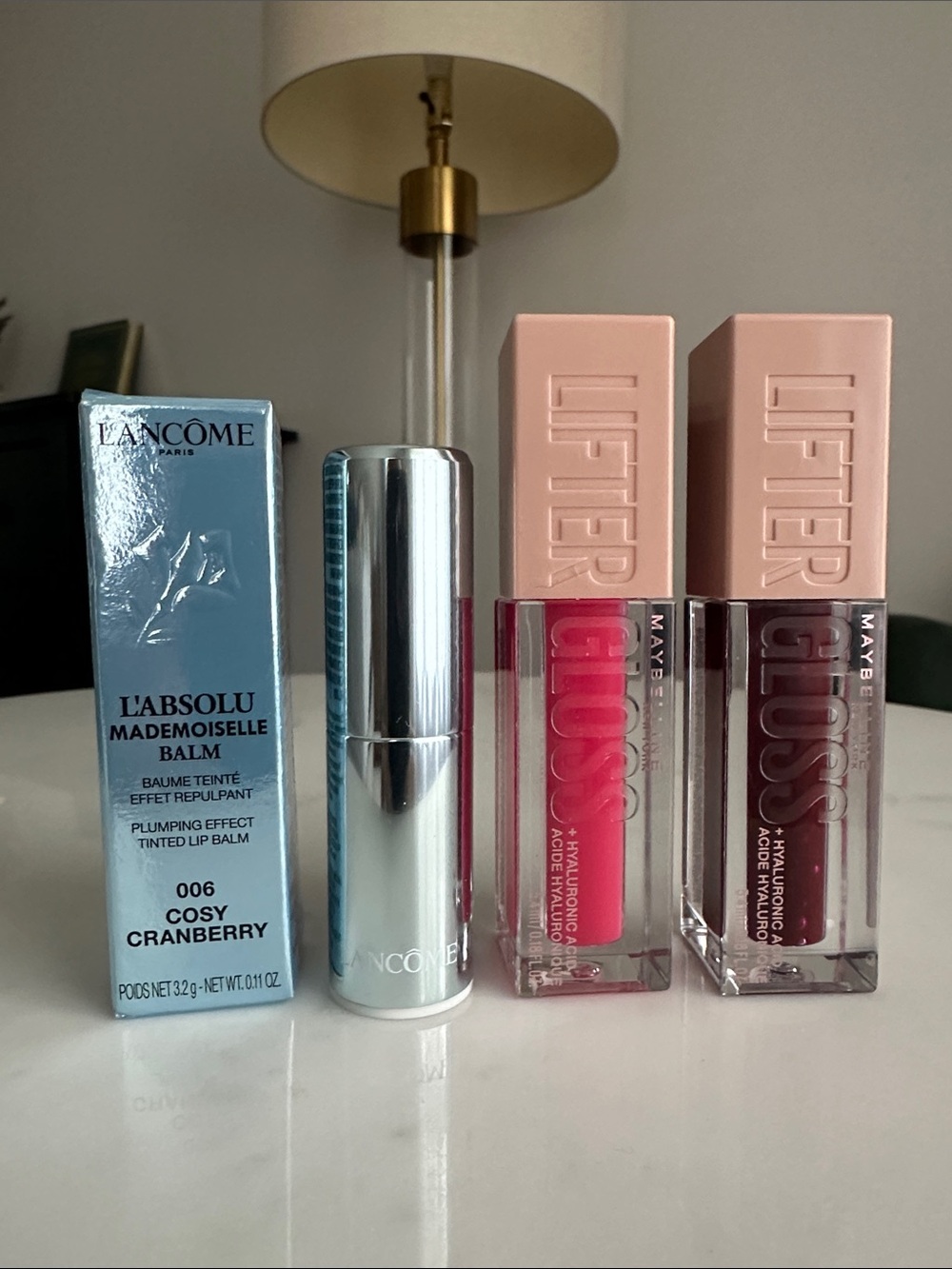 (VALUE SET) NEW Maybelline Lifter Gloss Plumping Lip Gloss with Hyaluronic Acid